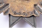 знак, Aizsargi (Защитники), № 2903, серебро, 875 проба, Латвия, 20е-30е годы 20го века, 48.5 x 48.5...