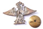 миниатюрный знак, LAK (Латвийский Аэроклуб), № 948, серебро, Латвия, 20е-30е годы 20го века, 25 x 36...