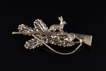 hunter's brooch, metal, the item's dimensions 2.7 x 5.5 cm...