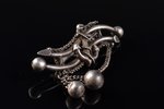 a brooch, "Anchor", silver, 84 standard, 9.37 g., the item's dimensions 3.3 x 5.9 cm, 1880-1890, by...