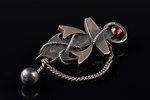 a brooch, "Anchor", silver, 84 standard, 8.31 g., the item's dimensions 3.6 x 4.9 cm, 1880-1890, by...