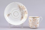 tea pair, porcelain, M.S. Kuznetsov manufactory, Riga (Latvia), Russia, the border of the 19th and t...