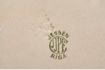 dekoratīvs šķīvis, porcelāns, J.K. Jessen rūpnīca, Rīga (Latvija), 1933-1935 g., Ø 26.8 cm...