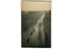 фотография, Рига, наводнение в Пардаугаве, Латвия, Российская империя, начало 20-го века, 13,8x8,8 с...