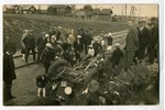 photography, car disaster in Strenči in June 9, 1930, Latvia, 20-30ties of 20th cent., 13,8x9 cm...