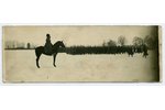 фотография, латышские стрелки, на коне генерал Мисиньш, Латвия, Российская империя, начало 20-го век...