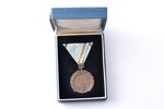Medal of Honour of the Order of the Three Stars, 3rd class, bronze, Latvia, 1924-1940, in a case...