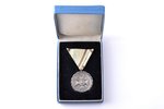 Medal of Honour of the Order of the Three Stars, 2nd class, silver, 875 standart, Latvia, 1924-1940,...