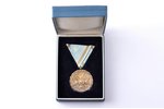 Знак Почёта к ордену Трёх Звёзд, 1-я степень, серебро, позолота, 875 проба, Латвия, 1924-1940 г., в...