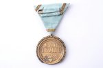 Medal of Honour of the Order of the Three Stars, 1st class, silver, guilding, 875 standart, Latvia,...