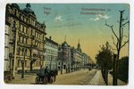 фотография, Рига, Елизаветинская улица, Латвия, Российская империя, начало 20-го века, 13,6x8,8 см...