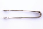 sugar tongs, silver, 84 standard, 44.15 g, engraving, 15 cm, 1908-1917, Moscow, Russia...