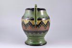 vase, ceramics, "Latvian ceramics" workshop, Riga (Latvia), the 20-30ties of 20th cent., h 22.4 cm,...