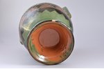 ваза, керамика, "Latvijas keramika" darbnīca, Рига (Латвия), 20-30е годы 20го века, h 22.4 см, сколы...