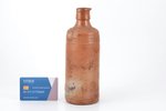бутылка для бальзама, "Керковиусъ и комп.", Рига, керамика, Латвия, Российская империя, начало 20-го...