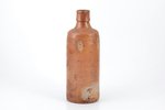 бутылка для бальзама, "Керковиусъ и комп.", Рига, керамика, Латвия, Российская империя, начало 20-го...