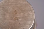 karafe, sudrabs, 84 prove, 341.35 g, māksliniecisks gravējums, h (ar korķi) 24 cm, P. Miļukova darbn...