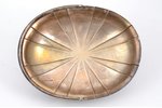 biscuit tray, silver, 84 standard, 940.70 g, 29.6 x 23.6 cm, h (with handle) 23 cm, 1887, St. Peters...