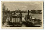 photography, Riga, Āgenskalns Bay boat dock, Latvia, 20-30ties of 20th cent., 13,8x8,8 cm...