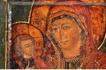 ikona, Dievmāte, ar dubultu iedziļinājumu, dēlis, gleznojums, Krievijas impērija, 18. un 19. gadsimt...