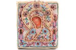 icon, Theotokos Fire Appearing, beadwork, Vetka icon painting, board, painting, guilding, Russia, th...