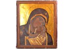 icon, Mother of God of Korsun, board, silver, painting, guilding, 84 standard, Russia, 1857, 31.7 x...