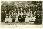фотография, Рига, санитары Красного Креста, Латвия, Российская империя, начало 20-го века, 14x9 см...