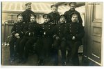 фотография, группа моряков военного флота, Российская империя, начало 20-го века, 14x9 см...