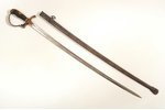 zobens, I Pasaules karš, mod. 1889, kavalērija, kopējais garums 93.7 cm, asmeņa garums 80.4 cm, Vāci...