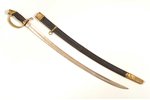 sabre, army, with the motto "For courage", total length 88.5 cm, blade length 74.2 cm, Russia...
