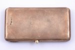 cigarette case, silver, Art-Nouveau, 84 standard, 115.35 g, engraving, 10.7 x 5.7 x 1.5 cm, Abakumov...