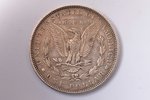 1 dolārs, 1886 g., sudrabs, ASV, 26.72 g, Ø 38 mm, XF...