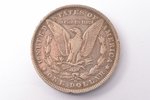 1 доллар, 1890 г., серебро, США, 26.40 г, Ø 37.8 мм, AU...