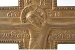 cross, The Crucifixion of Christ, copper alloy, Russia, the beginning of the 20th cent., 38.7 x 20.2...