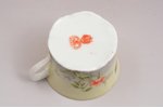 tējas pāris, ar divām apakštasītēm, porcelāns, Gardnera porcelāna rūpnīca, Krievijas impērija, 19. g...