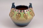 vase, ceramics, Latvia, the 20-30ties of 20th cent., h 15.4 cm...