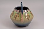 ваза, керамика, Латвия, 20-30е годы 20го века, h 15.4 см...
