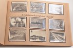 "Zeppelin weltfahrten", II Buch, 1933, 24х34 cm, 23 pages with 155 pasted photos, 4 pages of attachm...