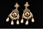 earrings, silver, 925 standard, 14.49 g., the item's dimensions 6.1 x 2.8 cm...