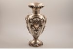 a vase, silver, 1034.70 g, h 33.8 cm, Portugal...