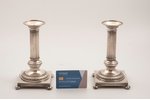 pair of candlesticks, silver, 830 standard, total weight of items 644.25, h 17.8 cm, Finland...