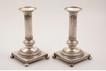 pair of candlesticks, silver, 830 standard, total weight of items 644.25, h 17.8 cm, Finland...