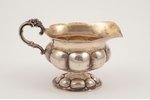 set, sugar-bowl, cream jug, silver, 830 standard, total weight of items 327.75, h 9.6 / 7 cm, Finlan...
