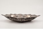 candy-bowl, silver, 830 standard, 430 g, 23.8 x 23.8 cm, Finland...