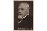 photography, Latvian state president G. Zemgals, Latvia, 20-30ties of 20th cent., 13,6x8,8 cm...