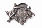 commemorative badge, commemoration of visit of Emperor Alexander I to Riga, silver, Russia, 1902, 34...