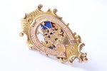 badge, Riga Trotting Society, 700th Anniversary of Riga (1201-1901), gold, enamel, Russia, beginning...