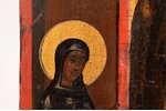 icon, Women Saints, board, painting, guilding, Russia, 31.2 x 26.6 x 3 cm...
