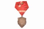badge, in commemoration of the Latvian War of Independence (1918-1920), Latvia, 20ies of 20th cent.,...