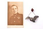 nozīme, fotogrāfija, Kara aviācijas pulks, sudrabs, emalja, Latvija, 20.gs. 20-30ie gadi, 33.2 x 73....